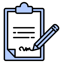 document handtekening icoon