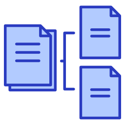 clasificación icono