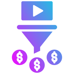 monetización icono