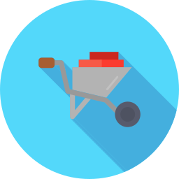 Wheel barrow icon