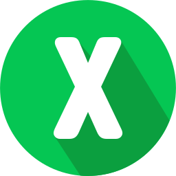 Letter x icon