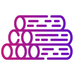 bois de chauffage Icône