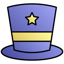 chapeau de magicien Icône