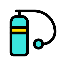 bouteille d'oxygène Icône