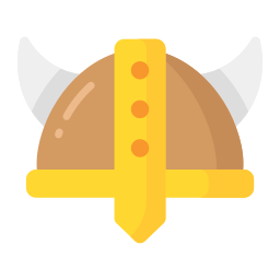 Viking helmet icon