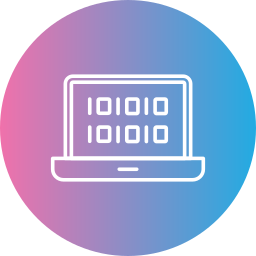 Binary code icon