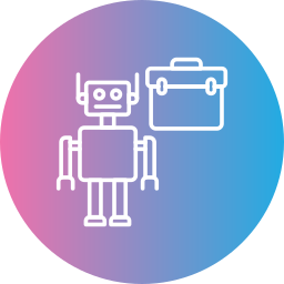 Artificial intelligence knowledge icon