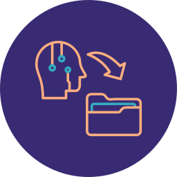 Data transformation icon