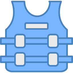 Bullet proof vest icon