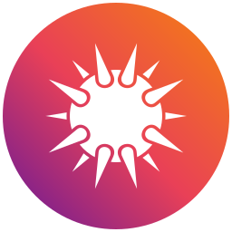 Sea urchin icon