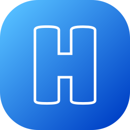 Letter h icon