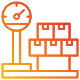 Weight scale icon