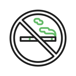 verboden te roken bordje icoon