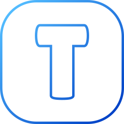 Letter t icon