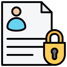 privacidad de datos icono