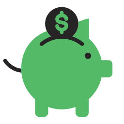 Piggy bank icon