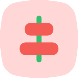 horizontale ausrichtung icon