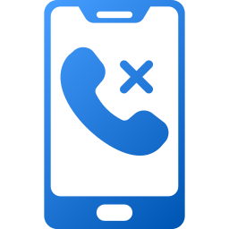 전화 통화 종료 icon