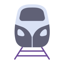 tren de alta velocidad icono