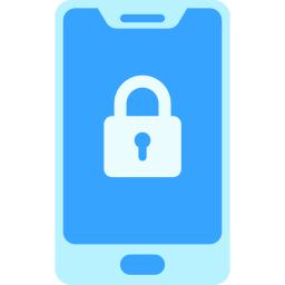Lock phone icon