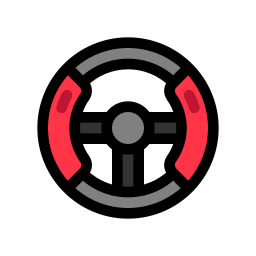 Steering wheel icon