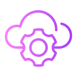 Cloud service icon