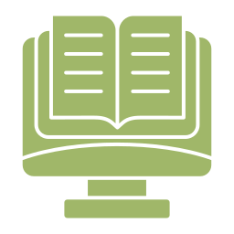 biblioteca digitale icona