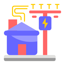 Electricity tower icon