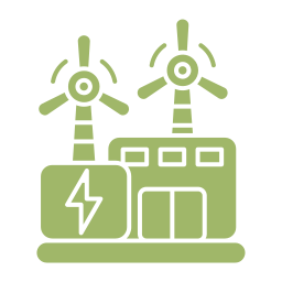 Wind turbine icon