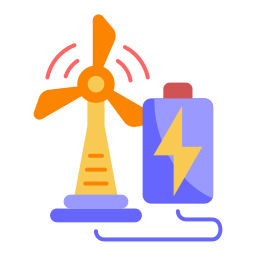 Turbine energy icon