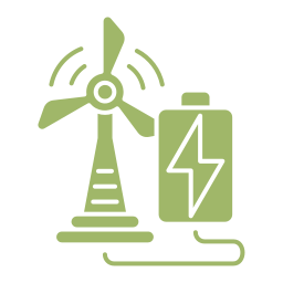 Turbine energy icon