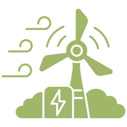 Wind turbine icon