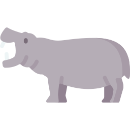 nijlpaard icoon