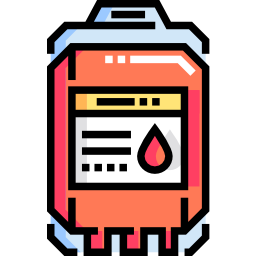 Blood bag icon