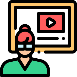 video presentatie icoon