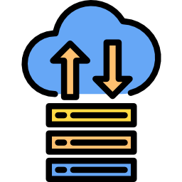 computación en la nube icono