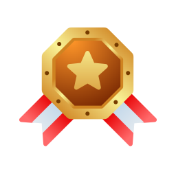 Gold badge icon