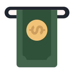 Withdraw money icon
