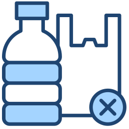 nessun sacchetto di plastica icona