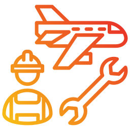 Aircraft maintenance icon