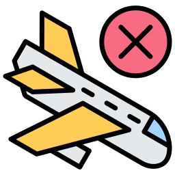 flug storniert icon