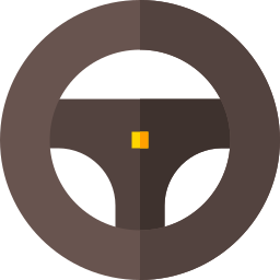 Steering wheel icon