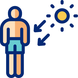 bronceado icono