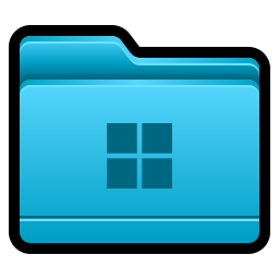 carpeta de windows icono