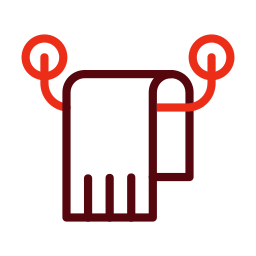 Towel hanger icon