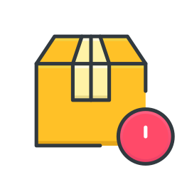 Delayed package icon