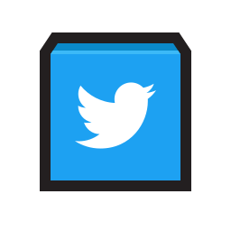 aplicación de twitter icono