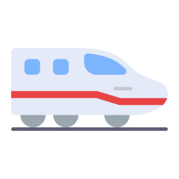trem de alta velocidade Ícone