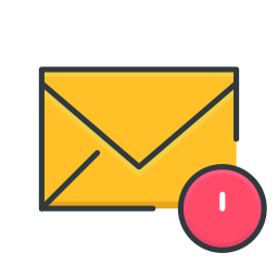 Подозрительный адрес электронной почты иконка