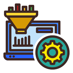 Funnel analysis icon